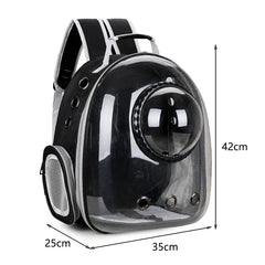 Pet Cat & Dog Carrying Bag – Breathable Transparent Space Backpack