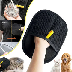 Pet Hair Removal Gloves – Reusable Double-Sided Fur Cleaning Tool
